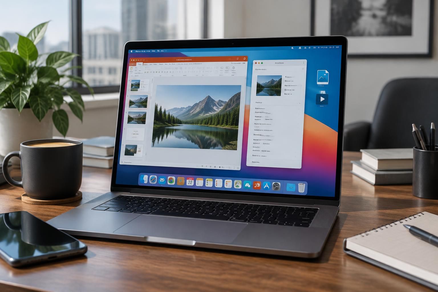 compressez gratuitement un fichier powerpoint en ligne ou sur mac pour réduire sa taille et le partager plus facilement, sans perdre en qualité.